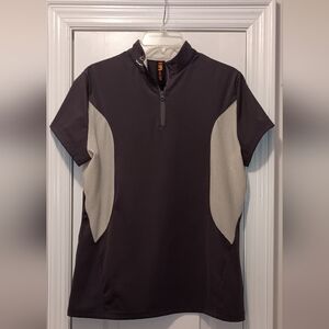 HR Farm Women's Gray Show Shirt Size Large